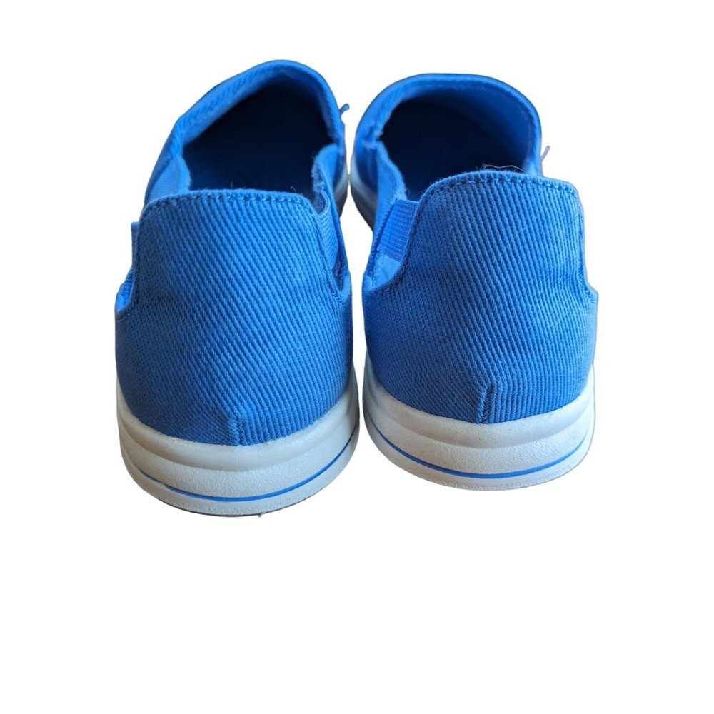Clarks Womens Cloudsteppers Slip On Shoes Size 10 Wide Blue Cushion Canvas - Picture 4 of 6